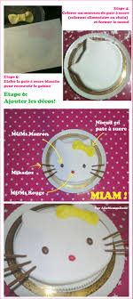 Tuto Facile Pour Un Gateau Kitty Effet Garanti Le Bledichef C Est Moi Allo Maman Dodo Gateau Chat Gateau Anniversaire Enfant Gateau