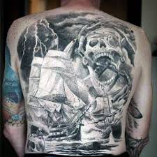 pirate ship tattoos for girls sinking