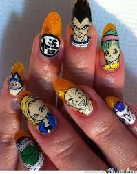 Any Girl Who Did This For Me Would Be The Best Girlfriend Ever Visit Now For 3d Dragon Ball Z Compression Shirts Now On Sale Dragon Nails Anime Nails Nails
