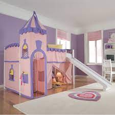 The improvement and development of children's novelty beds. Ne Kids School House Princess Loft Bed Walmart Com Walmart Com