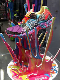 Colour Retail Paint Store Color Palette Shoe Display Sneaker Displays Window Display Design