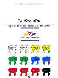Taekwondo Significado De Las Formas Y De Las Cintas Naturaleza