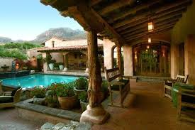 Historically, lower income families and the peasants who worked the haciendas lived in adobe houses. Lovely Would Love To Spend My Mornings There Hacienda Style Homes Spanish Style Homes Hacienda Style