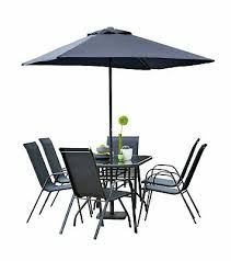 Maybe you would like to learn more about one of these? 6 Seater Garden Table And Chairs With Parasol Off 61