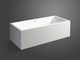 Besonders entspannendes baderlebnis durch die ergonomisch angepasste form (recline comfort). Freistehende Badewanne Milano Mineralguss Eckig Modern Duo 190 Cm Matt Oder Glanzend
