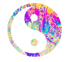 Watercolor Yin Yang Yin Yang Ying Yang Ying Yang Symbol