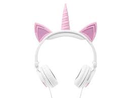 Gabba Goods Premium Led Light Up In The Dark Unicorn Over The Ear Comfort Padded Stereo Headphones With Aux Cable Earphones Newegg Com