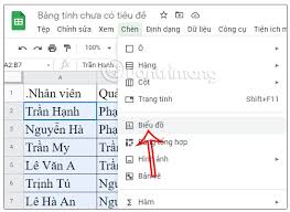 Cách vẽ sơ đồ tổ chức, gia phả trong Google Sheets - Thư viện Đại học An  Giang