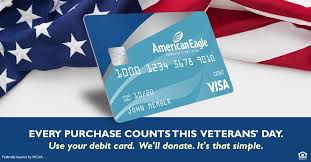 So we won't charge you a cash advance fee. American Eagle Fcu Twitterissa This Year American Eagle Fcu Will Donate 0 10 For Every Purchase Our Members Make With An American Eagle Fcu Debit Card On Sunday November 11th To Support The