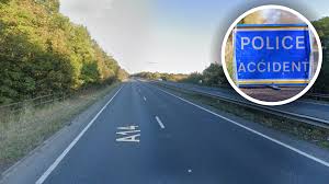 Drivers Caught Filming Serious Crash on A14 Near Stowmarket