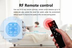 Iot Smart Fan Touch Panel Electrical Smart Wifi Switch Compatible With Google Home Assistant Amazon Echo Alexa Ceiling Fan Switch Touch Panel Alexa Echo