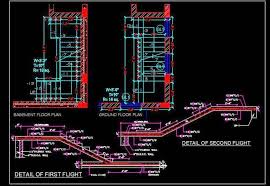 Railing design dwg file includes the details of the side elevation and top view of the railing along with the baluster details and the dimension details. Treppe Struktur Design Dwg Detail Autocad Dwg Plan N Design Structure Design Multi Storey Building Design