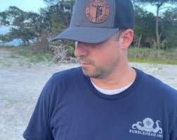 American Flag Lineman Adjustable Snapback Trucker Hat, Richardson 112  Journeyman Baseball Cap, Valentine's Gift for Blue Collar Man