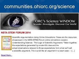 Looking for the definition of nsta? Scientific Argumentation Using Online Simulations Nsta Stem Forum