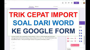 Pin By Fisika Ceria On Info Guru Google Forms Words Google