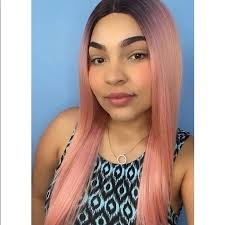 Synthetic wig heat resistant up to 400 degrees