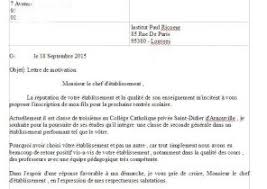 Lettre de motivation ecole catholique. Lettre De Motivation Lyca C E Priva C E Catholique Meteran L