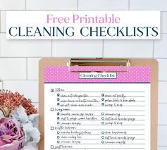 Living room cleaning checklist clean better than the pros. Free Printable Cleaning Checklist Template I Should Be Mopping The Floor