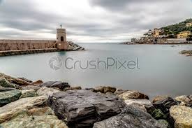 Find where is recco located. Blick Auf Recco In Der Nahe Von Genua Ligurien Foto Vorratig Crushpixel