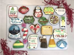 Elf Themed Cookies Elf Movie Themed Desserts Coffee Instagram