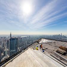 The edge at hudson yards, manhattan at night🗽 ——— 👍 leave a virtual tip: Photos Edge Hudson Yards Observation Deck Under Construction Curbed Ny