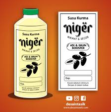 Video kali ini aku akan bagikan resep cara membuat minuman botol sari kacang hijau, cara. Desain Stiker Minuman Botol Keren Produk Umkm Desaintasik Com