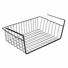 Refresh your bedroom with our grey wardrobes. Under Shelf Storage Hanging Rack Kitchen Holder Basket Table Cabinet Organizer Ebay