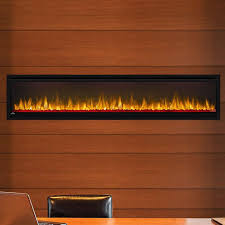 You can get an electric fireplace for anywhere from $299 to $1199 depending on the type and size. Napoleon Alluravision 74 Inch Wall Mount Electric Fireplace Slim Linear Nefl74chs Nefl74chs1 Electric Fireplaces Depot