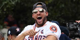 On a roster packed with young, athletic superstar position players, george springer rarely stood out on. World Series Mvp George Springer Thanks Loyal Astros Fans At Parade