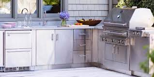 outdoor kitchen storage cabinets