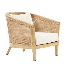 Valencia Club Chair Wood Frame Woven Rattan Color Rattan Chair Club Chairs Shop Chair