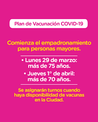 Más de 20 mil personas fueron inoculadas durante seis días en los vacunatorios instalados en la usina del arte, parque roca. Gobierno De La Ciudad De Buenos Aires Avanza El Plan De Vacunacion Contra El Covid 19 Los Vecinos Y Vecinas Mayores De 75 Anos Ya Pueden Empadronarse Para Recibir La Primera Dosis