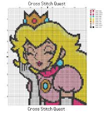Check this page daily and you will get nice and cute cross stitch patterns and charts for free. Crewel Kits How To Two Girls One Up Cross Stitch Pattern 2 Girls 1 Cup Super Mario Mash Up Digital Download X Stitch Pdf Princess Peach And Daisy