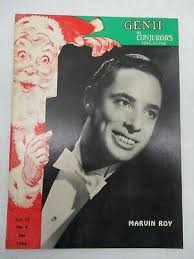 GENII THE CONJURORS MAGAZINE DECEMBER 1950 MARVIN ROY MAGIC MAGICIAN  VINTAGE