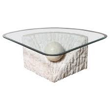 Sign up for style & decor emails and save on your next order. Triangular Marble And Travertine Coffee Table With Beveled Edge Glass Top 1stdib Stone Coffee Table Marble Living Room Table Glass Coffee Tables Living Room