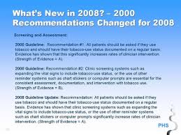 45 Whats New In 2008 2000 Recommendations Changed For