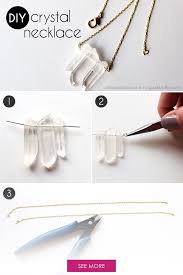 This post includes an affiliate link. Diy Crystal Necklace More Diy Crystals Diy Necklace Jewelry Crafts
