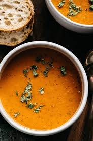 Roasted Tomato Soup Recipe Roasted Tomatoes Healthy Recipes Vegetarian Recipes