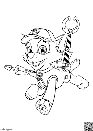 He's an enthusiastic recycling dog … Rocky Coloring Pages Paw Patrol Coloring Pages Colorings Cc