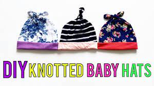 Free Baby Hat Tutorial Knotted Baby Hat Diy Baby Hat Diy Baby Stuff Baby Turban Diy Baby Hats