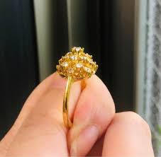 指輪 シンプル ダイヤモンド キラキラ おしゃれ ユニセックス ゴールド リング | www.njawbo.org