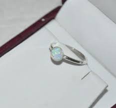 Opal Ring Silver Ring Gemstone Ring Australian Opal 925 Sterling Silver 6 25 6 5 7 8 8 25 8 5 Opal Jewelry Fash Silver Rings Opal Rings Opal Jewelry