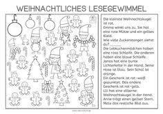 Weihnachtliches Lesegewimmel Weihnachten Lesen Lesen1 Legasthenie Legasthenietraining Kinder Le Deutsche Weihnachten Vorschule Weihnachten Leseforderung