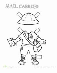 Pin By Marie Toole On Paper Doll Preschool Activities Community Helpers Preschool Paper Dolls Community Helpers Theme