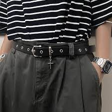 Save up to 70% on vero moda fashion. Itgirl Shop Cross Pendant Grunge Outfit Metal Holes Black Belt