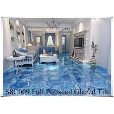 Based on real life reference. 8c009 Mediterranean Style Ocean Blue Glazed Porcelain Floor Tile Global Sources