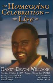 Obituary for Randy Devon Williams