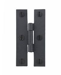 Wrought Iron H Cabinet Hinge Flush Mount 3 Inch Set Of 24