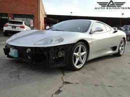 2001 ferrari f1 360 spider : Ferrari 360 Modena Salvage Damaged Vehicle Priced To Sell Used Classic Cars