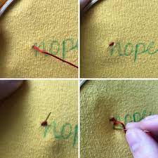 How to embroider on spandex? How To Embroider Words Onto Clothing Stitch Sayings Crewel Ghoul